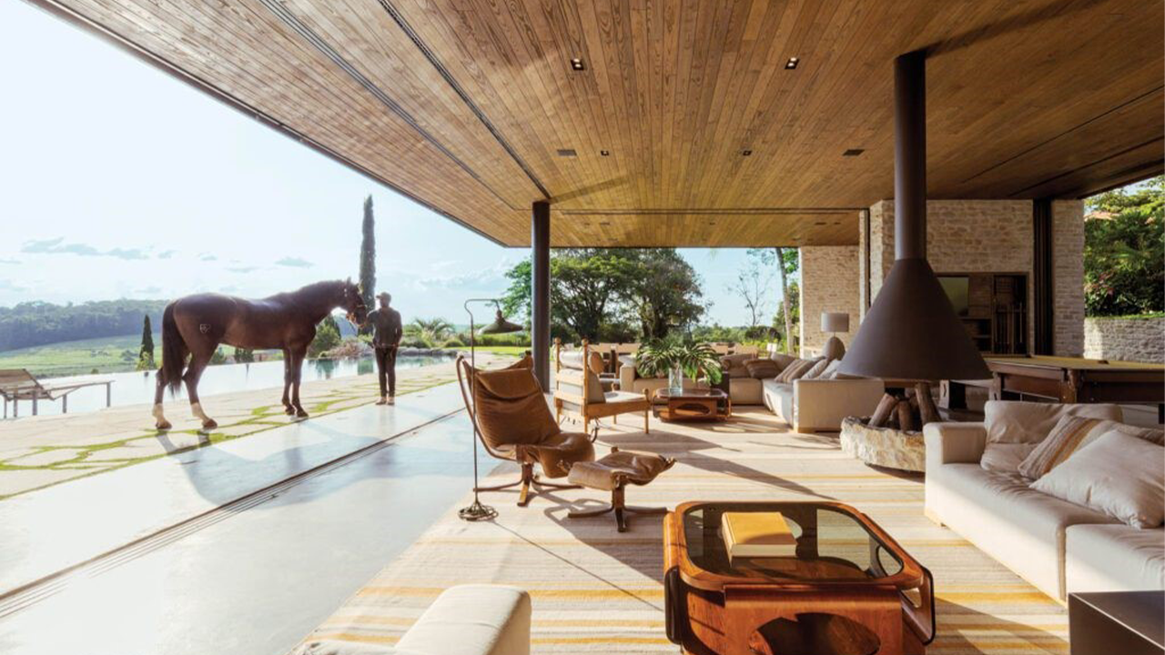 Natural light in interior design with sunlight through windows and mirrors reflecting light